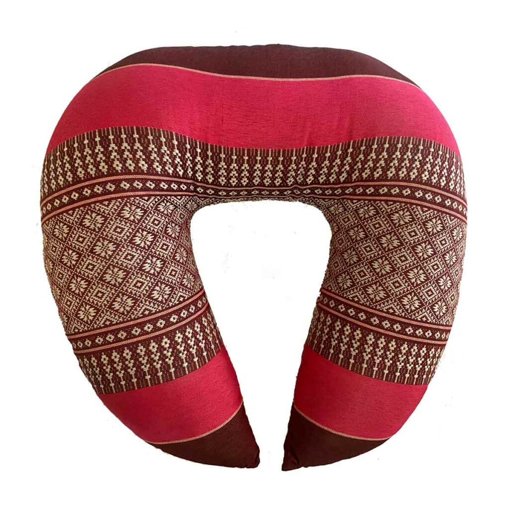 Thai Nackenhörnchen rot-braun Thai Deko Shop Thai Deko Shop GmbH