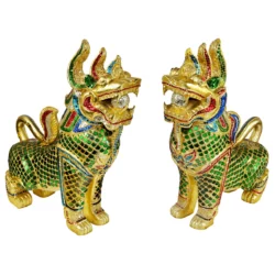 Singha Löwen 2er Set mit Mosaik 60cm Thai Deko Shop Thai Deko Shop GmbH