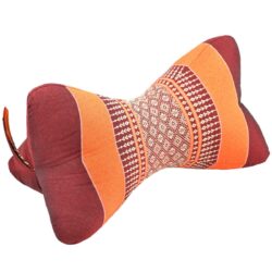 Thai Sternenkissen – orange mit Muster Thai Deko Shop Thai Deko Shop GmbH