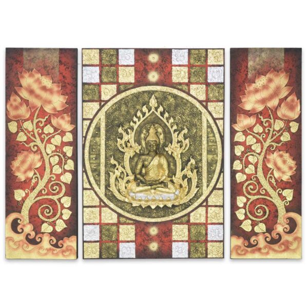 Reliefbild – 3teilig 120 x 160 Thai Deko Shop Thai Deko Shop GmbH 2