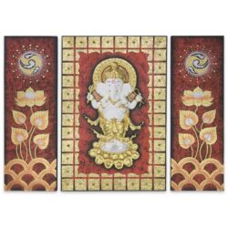 Reliefbild – 3teilig 120 x 160 Thai Deko Shop Thai Deko Shop GmbH