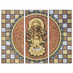 Reliefbild – 3teilig 120 x 150 Thai Deko Shop Thai Deko Shop GmbH