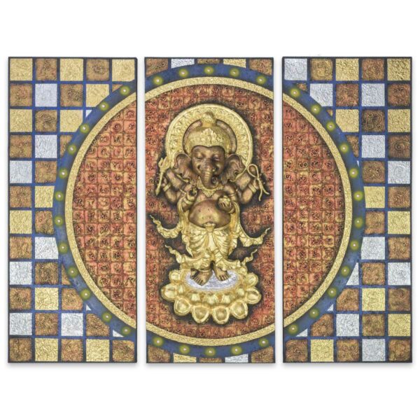 Reliefbild – 3teilig 120 x 150 Thai Deko Shop Thai Deko Shop GmbH 2