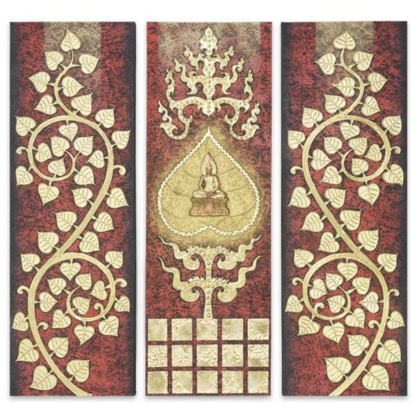 Reliefbild – 3teilig 100 x 100 Thai Deko Shop Thai Deko Shop GmbH 2