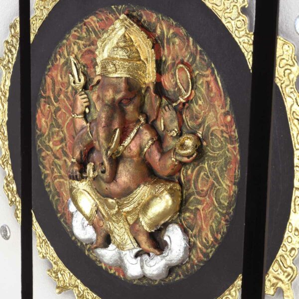 Reliefbild – 3teilig 100 x 100 Thai Deko Shop Thai Deko Shop GmbH 3