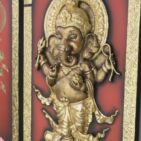 Reliefbild – 3teilig 120 x 140 Thai Deko Shop Thai Deko Shop GmbH 3