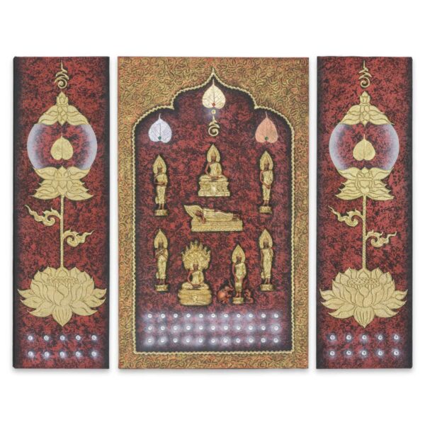 Reliefbild – 3teilig 100 x 120 Thai Deko Shop Thai Deko Shop GmbH 2