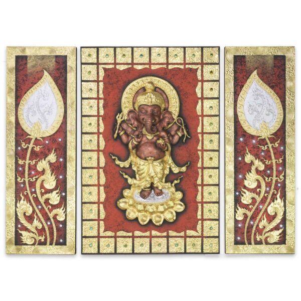Reliefbild – 3teilig 120 x 160 Thai Deko Shop Thai Deko Shop GmbH 2