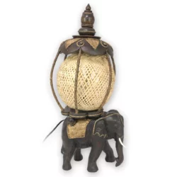 Elefanten-Lampe Bambus Thai Deko Shop Thai Deko Shop GmbH