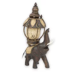 Bambuslampe mit Elefanten-Motiv Thai Deko Shop Thai Deko Shop GmbH