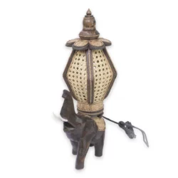 Elefanten-Bambuslampe 49cm Thai Deko Shop Thai Deko Shop GmbH