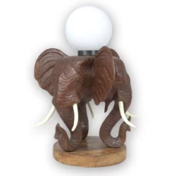 Elefantenkopf Stehlampe – XL Elefanten Thai Deko Shop GmbH