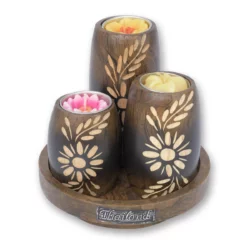 Teelichthalter Säulenform Thai Deko Shop Thai Deko Shop GmbH
