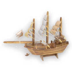 Deko-Schiff – hellbraun M Thai Deko Shop Thai Deko Shop GmbH