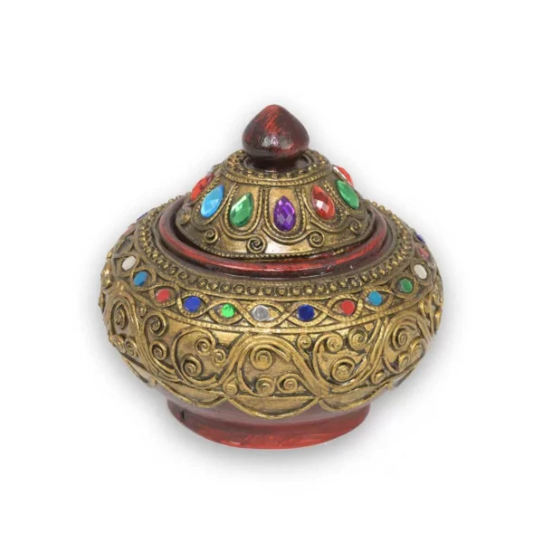 Deko Holzdose – rot bronce Thai Deko Shop Thai Deko Shop GmbH 2