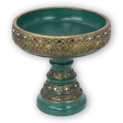Thailändische Tischschale grün 26cm Thai Deko Shop Thai Deko Shop GmbH