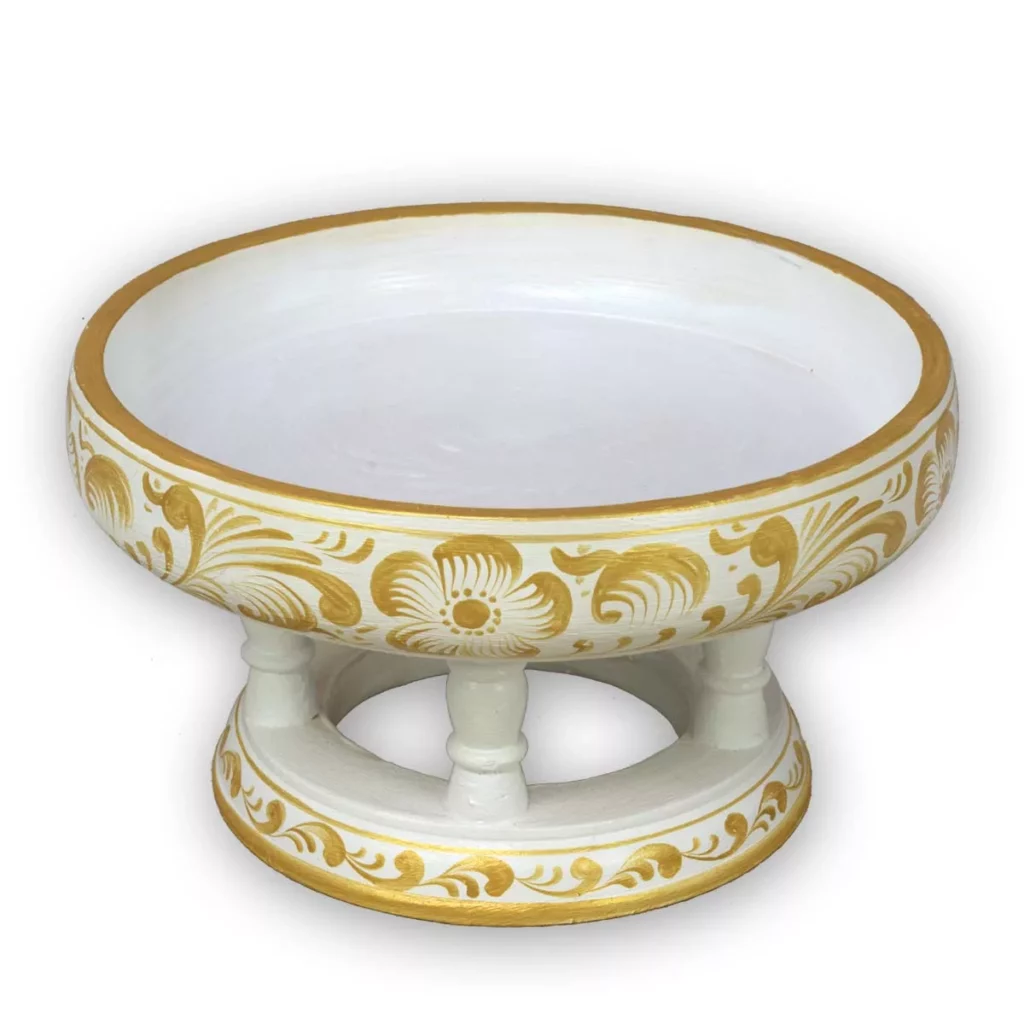 Thailändische Tischschale 30cm weiss Thai Deko Shop Thai Deko Shop GmbH