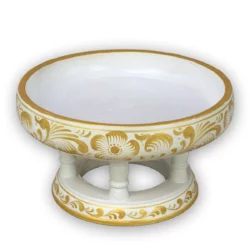 Thailändische Tischschale 30cm weiss Thai Deko Shop Thai Deko Shop GmbH