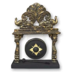 Thailändischer Tischgong bronze-golden Thai Deko Shop Thai Deko Shop GmbH