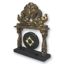 Thailändischer Tischgong bronze-golden Thai Deko Shop Thai Deko Shop GmbH 2