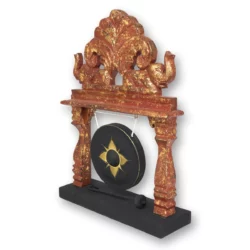 Thailändischer Tischgong rot-golden Thai Deko Shop Thai Deko Shop GmbH 2