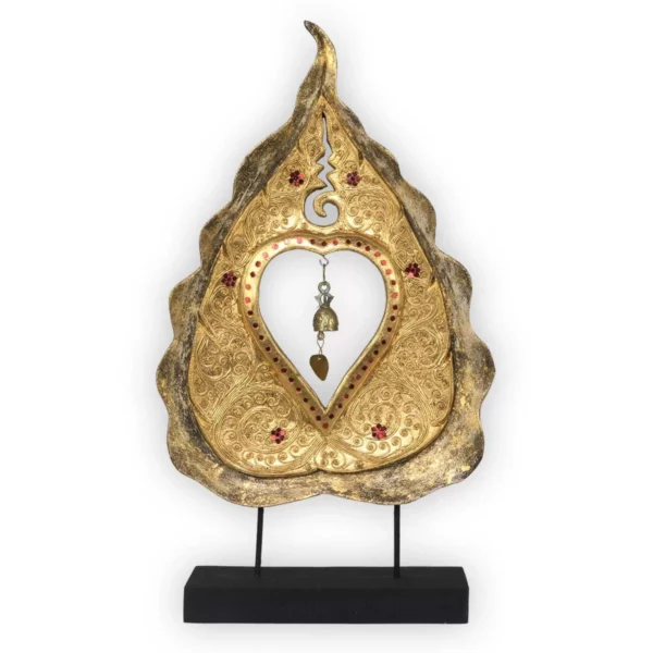 Bodhi-Blattglocke bronze-golden Thai Deko Shop Thai Deko Shop GmbH 2