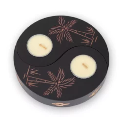 Yin Yang Teelicht – schwarz-braun 1 Thai Deko Shop Thai Deko Shop GmbH