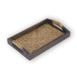 Bambus Serviertablett 28x18cm Tabletts & Körbe Thai Deko Shop GmbH