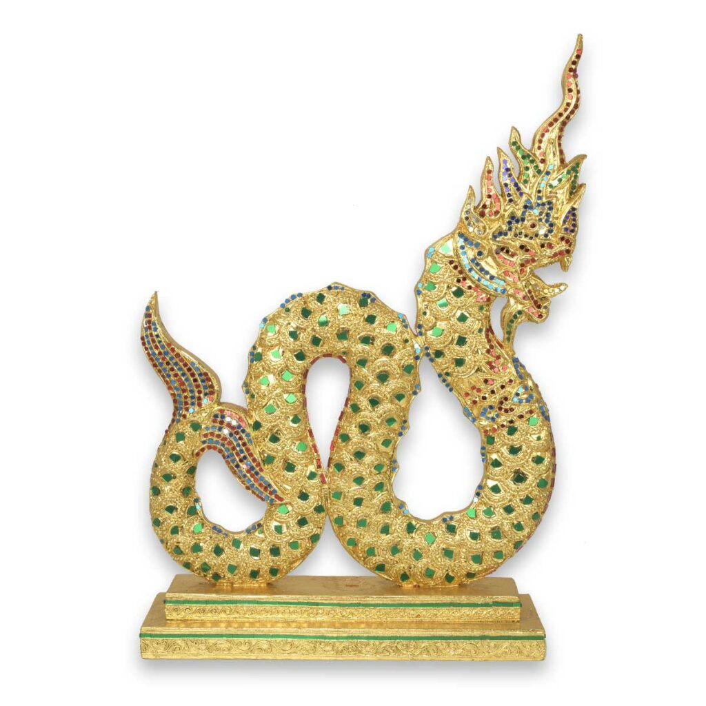 Naga-Drachenschlange Statue – Motiv 3 Grosse Naga Thai Deko Shop GmbH