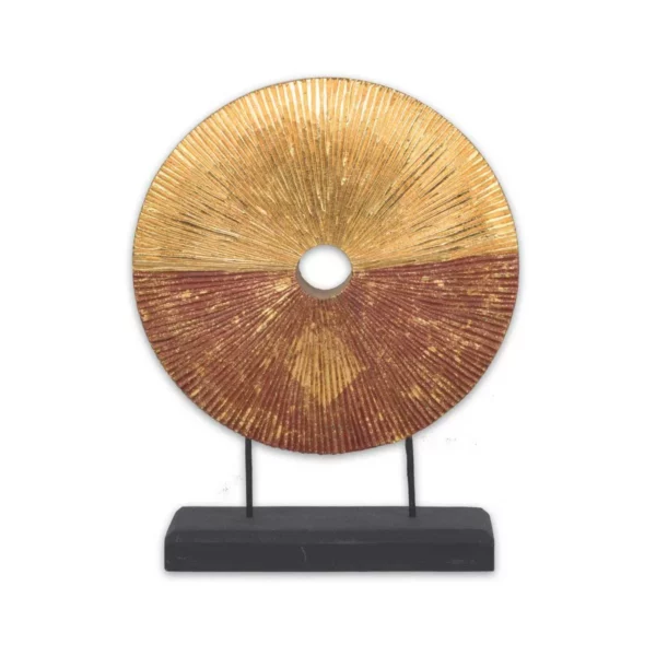 Thai Sonnenscheibe rot-golden Handwerkskunst Thai Deko Shop GmbH 2