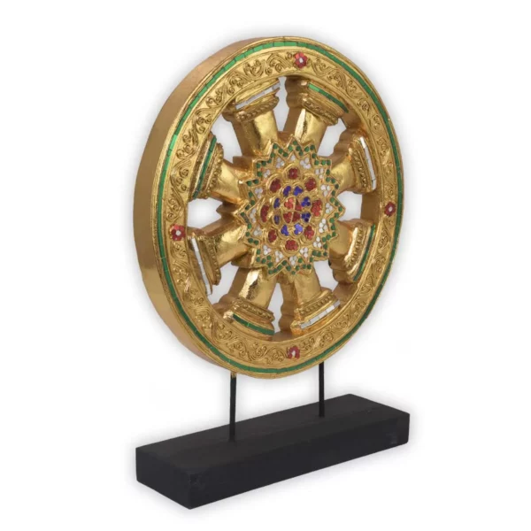 Dharma Rad golden Sonnenscheiben Thai Deko Shop GmbH 3