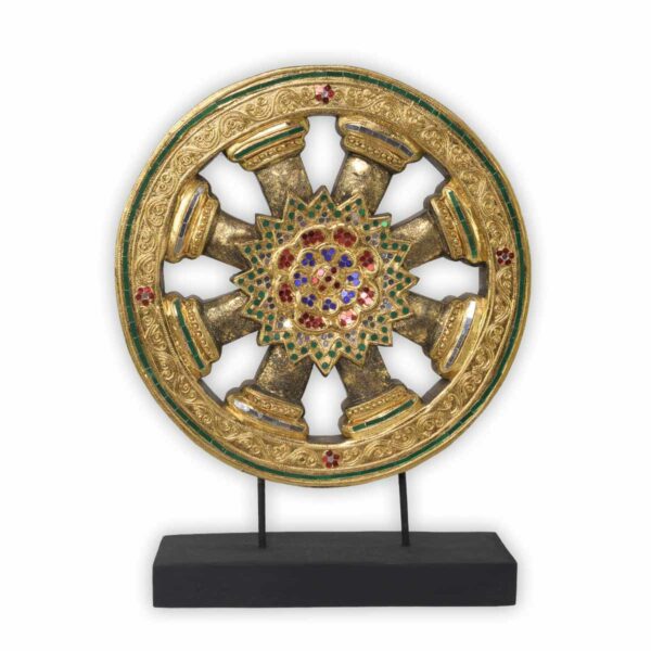 Dharma-Rad bronze-golden Sonnenscheiben Thai Deko Shop GmbH 2