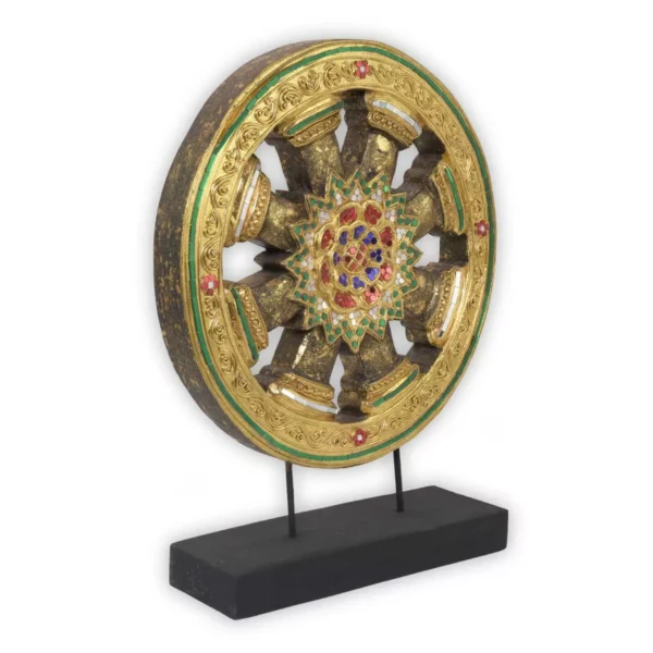 Dharma-Rad bronze-golden Sonnenscheiben Thai Deko Shop GmbH 3