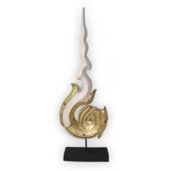 9-Glücksbringer Statue – golden-weiss Thai Deko Shop Thai Deko Shop GmbH