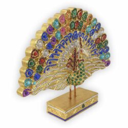 Die Glückspfau-Skulptur 40cm aus Thailand Pfau & Choffa-Statuen Thai Deko Shop GmbH