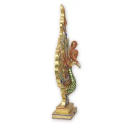 Glückspfau-Skulptur 77cm aus Thailand Pfau & Choffa-Statuen Thai Deko Shop GmbH