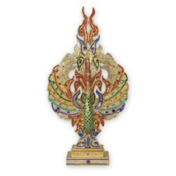 Glückspfau-Skulptur 77cm aus Thailand Pfau & Choffa-Statuen Thai Deko Shop GmbH 2