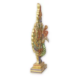 Glückspfau-Skulptur 78cm aus Thailand Pfau & Choffa-Statuen Thai Deko Shop GmbH