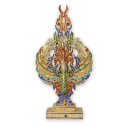 Glückspfau-Skulptur 78cm aus Thailand Pfau & Choffa-Statuen Thai Deko Shop GmbH 2