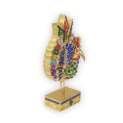 Glückspfau-Skulptur 28cm aus Thailand Thai Deko Shop Thai Deko Shop GmbH