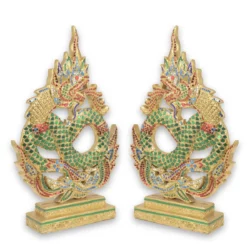 Naga-Drachenschlange als 2er Set – Motiv 2 Thai Deko Shop Thai Deko Shop GmbH 2