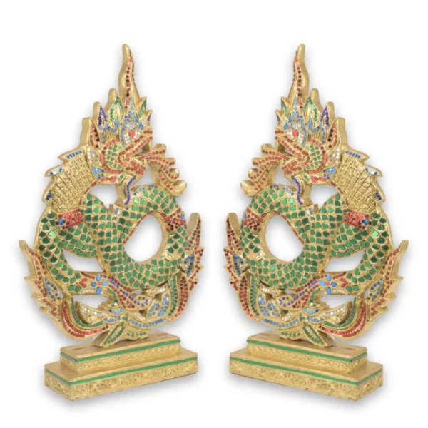 Naga-Drachenschlange als 2er Set – Motiv 2 Grosse Naga Thai Deko Shop GmbH 3