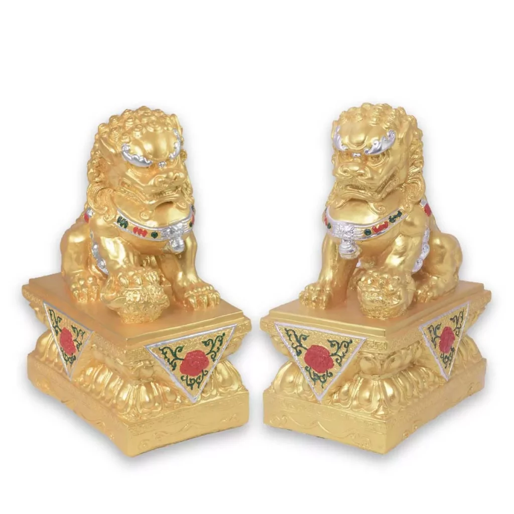 Singha Löwen 2er-Set 34cm Singha Löwen Thai Deko Shop GmbH