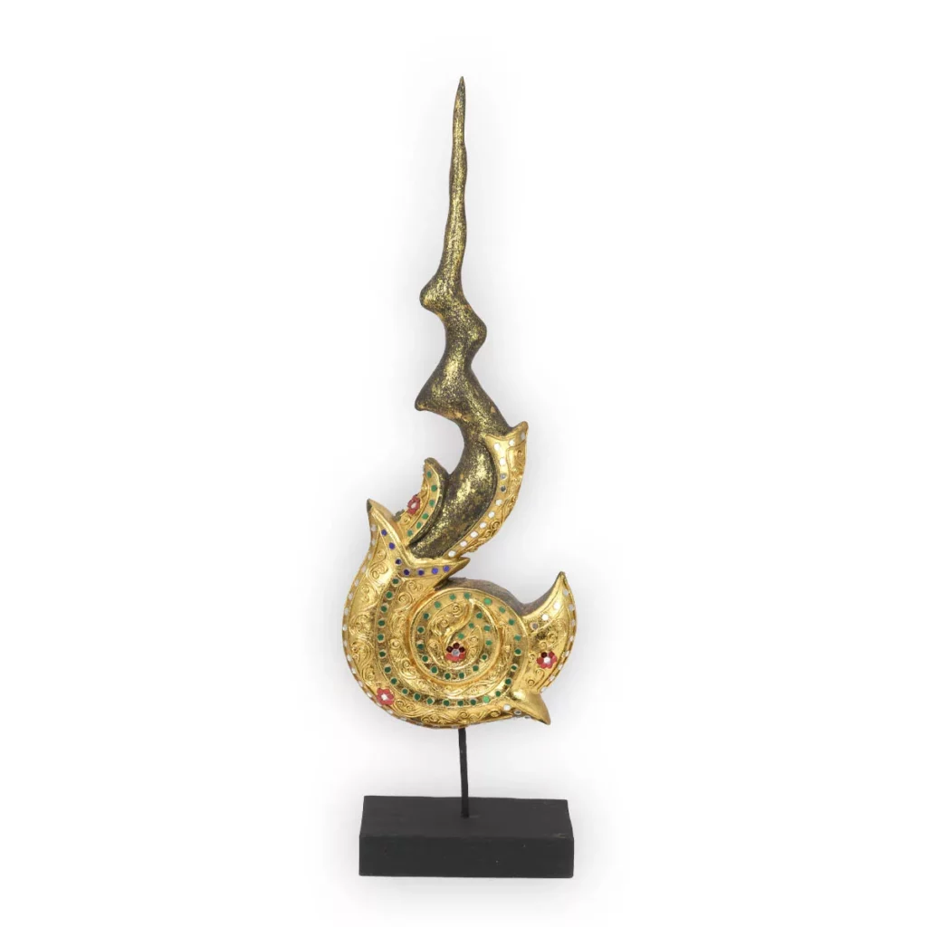9-Glücksbringer Statue – bronze-golden Glückssymbole Thai Deko Shop GmbH