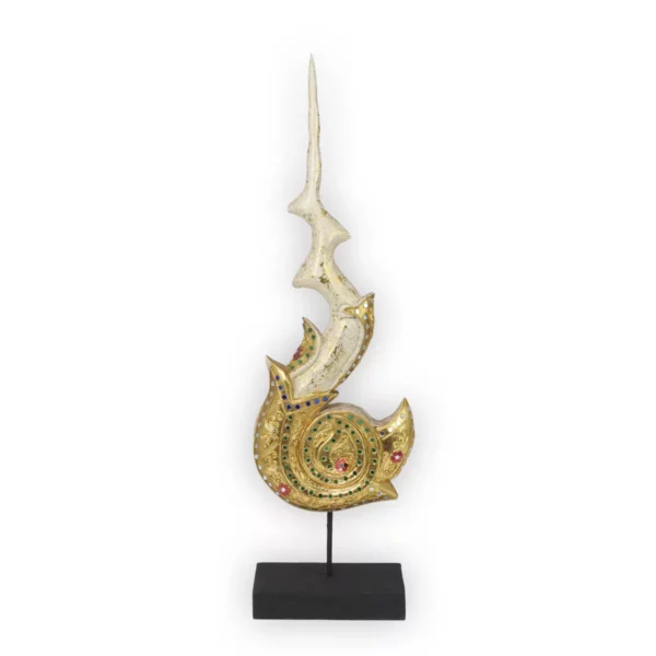 9-Glücksbringer Statue – weiss-golden Thai Deko Shop Thai Deko Shop GmbH 2