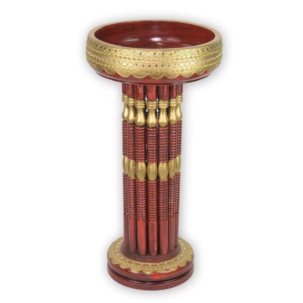 Thailändische Säulenschale – 72cm Thai Deko Shop Thai Deko Shop GmbH