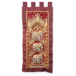 Wandbehang mit Elefantenmotiv Thai Deko Shop Thai Deko Shop GmbH