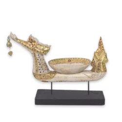 Schwanenboot weiss-golden Thai Deko Shop Thai Deko Shop GmbH 2
