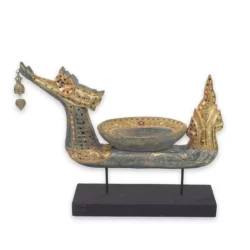 Schwanenboot – türkis-golden Hamsaboote Thai Deko Shop GmbH
