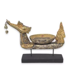 Schwanenboot – bronze-golden Thai Deko Shop Thai Deko Shop GmbH